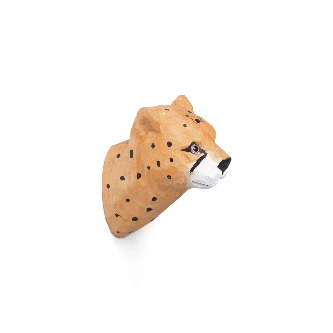 ferm LIVING - Animal Kleiderhaken Gepard - orange/BxHxT 9,5x9,5x5cm/jedes S günstig online kaufen