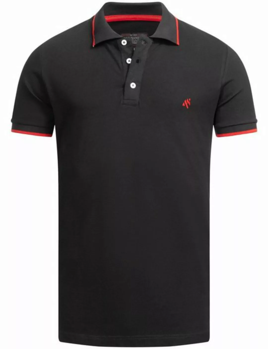 Alessandro Salvarini Poloshirt Herren Polo Shirt ASAdrianii mit gesticktem günstig online kaufen