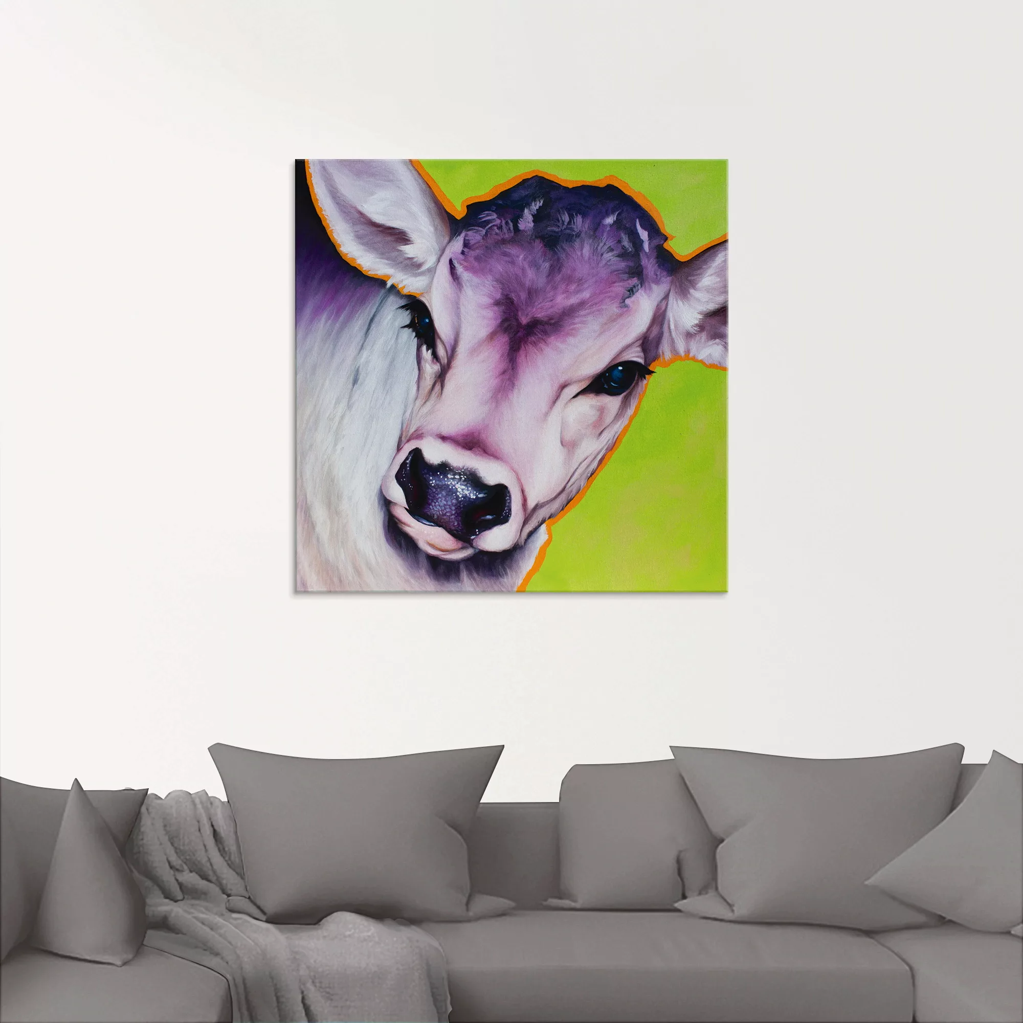 Artland Glasbild "Kuh Pretty Betty", Haustiere, (1 St.), in verschiedenen G günstig online kaufen