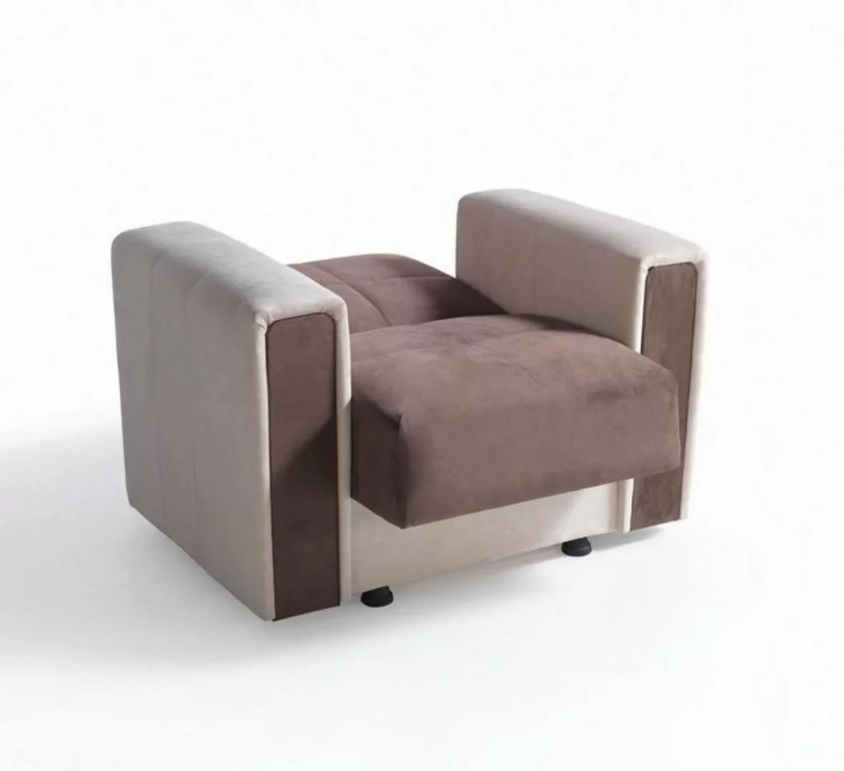 JVmoebel Ecksofa Ecksofa L-Form Sessel Hocker Textil Komplett Polster Premi günstig online kaufen