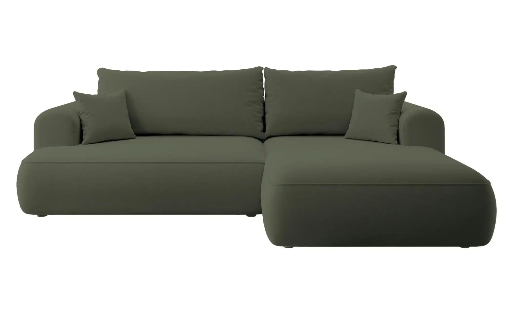 Ecksofa mit Schlaffunktion Ovo ¦ grün ¦ Maße (cm): B: 260 H: 93 Polstermöbe günstig online kaufen
