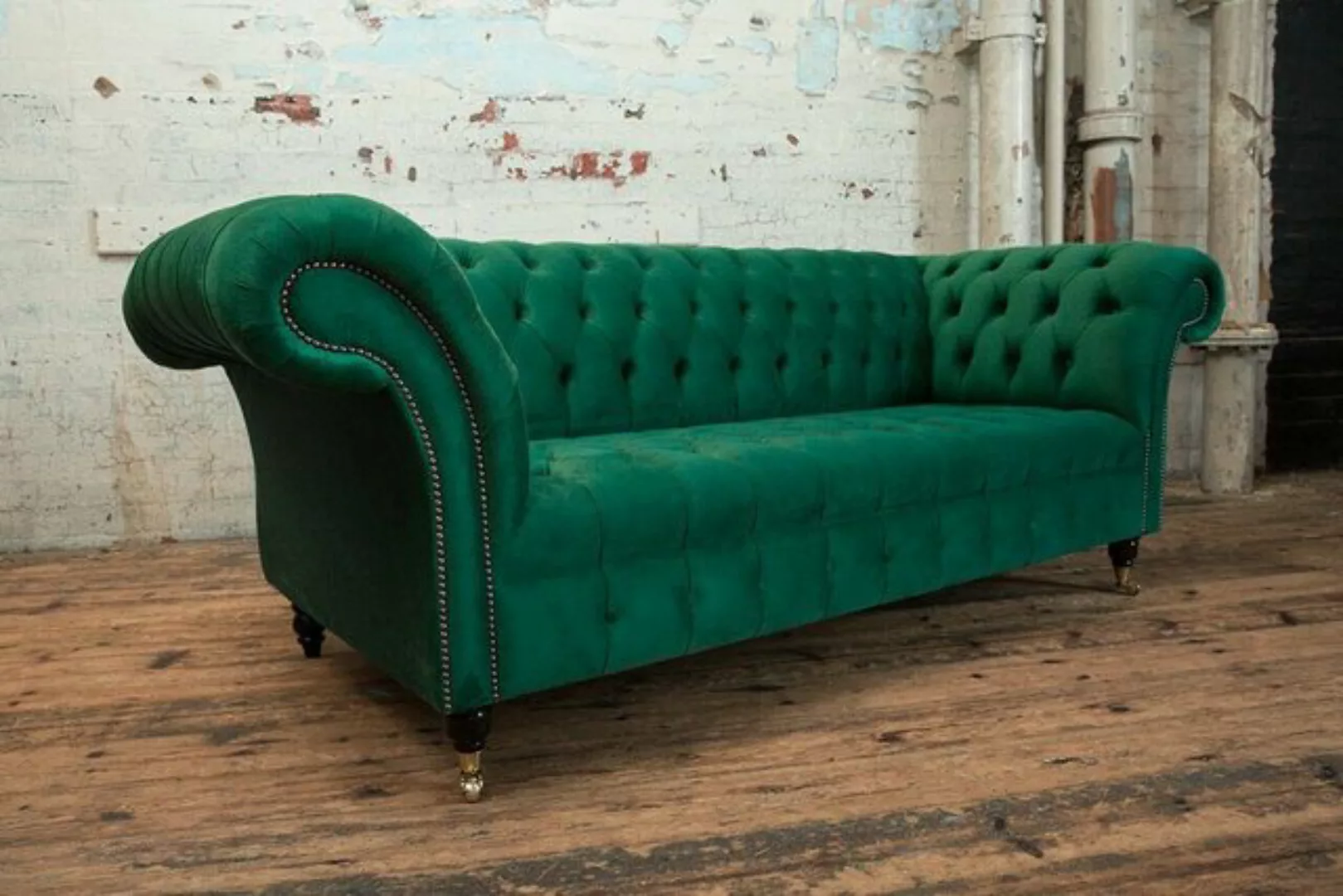 JVmoebel Chesterfield-Sofa klassische Chesterfield Couch 3 Sitzer Sofa Couc günstig online kaufen