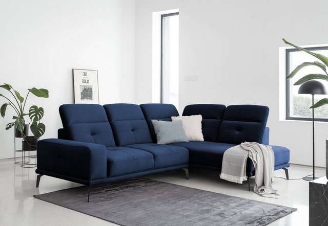 Myhomelando Ecksofa Theressa, mit verstellbaren Kopfstützen günstig online kaufen