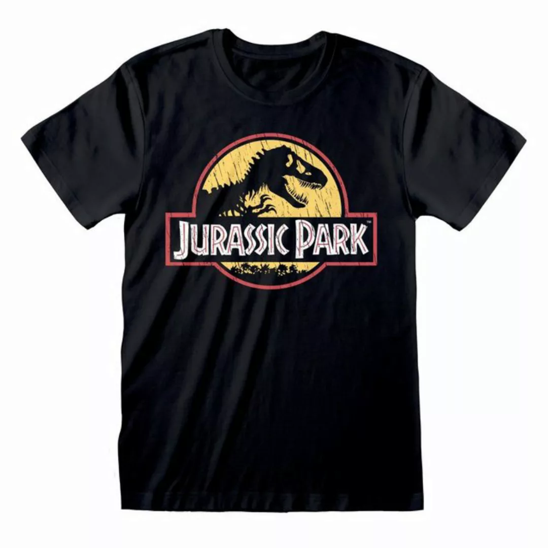 Jurassic World T-Shirt JURASSIC PARK T-SHIRT ORIGINAL LOGO GRÖSSE M-L-XL-XX günstig online kaufen