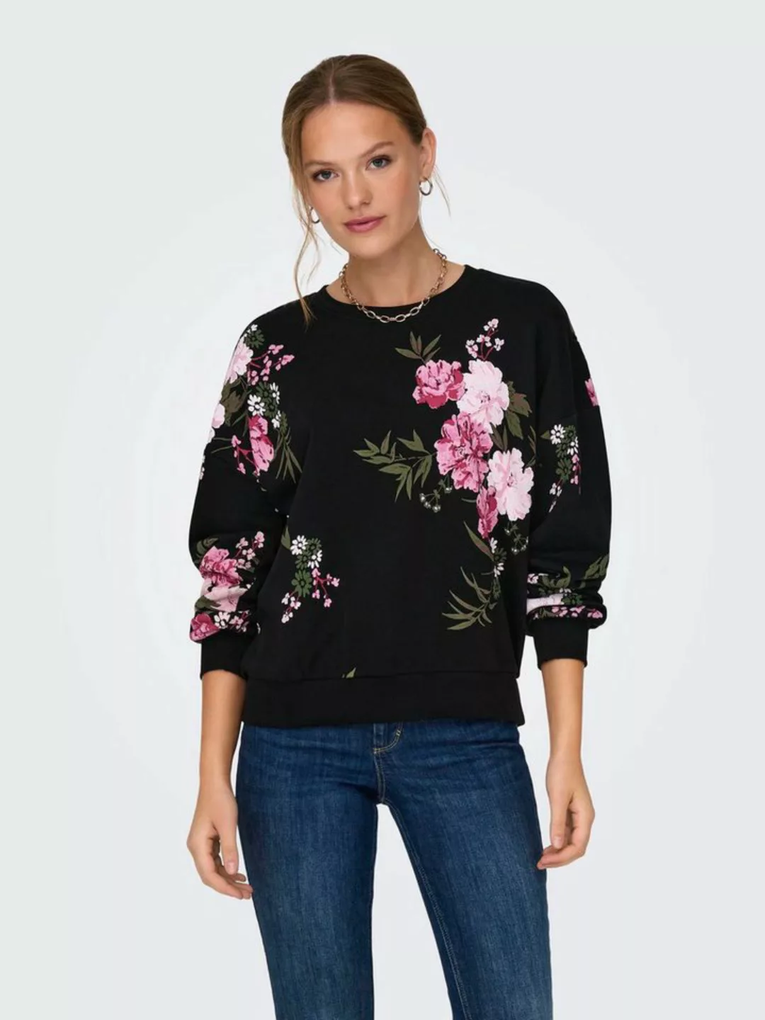 ONLY Sweatshirt ONLWANTED L/S AOP FLOWERS SWEAT CS JRS günstig online kaufen