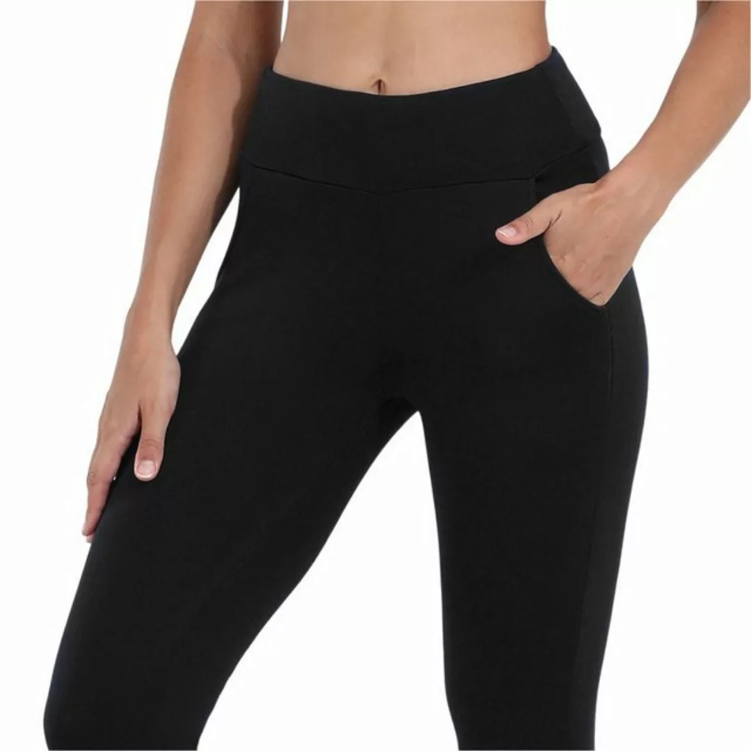 Torcarvh Thermohose Damen Winter Thermo Baumwolle Yogahose Leggings mit Tas günstig online kaufen