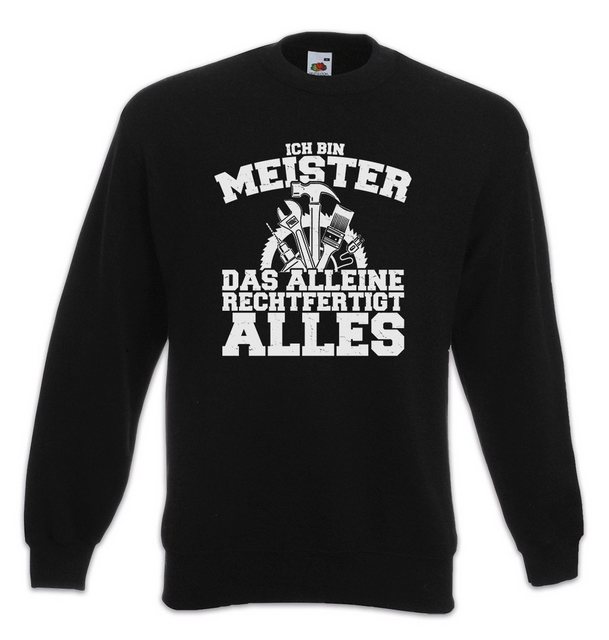 Urban Backwoods Sweatshirt Meister Handwerker Sweatshirt Maurer Schreiner B günstig online kaufen