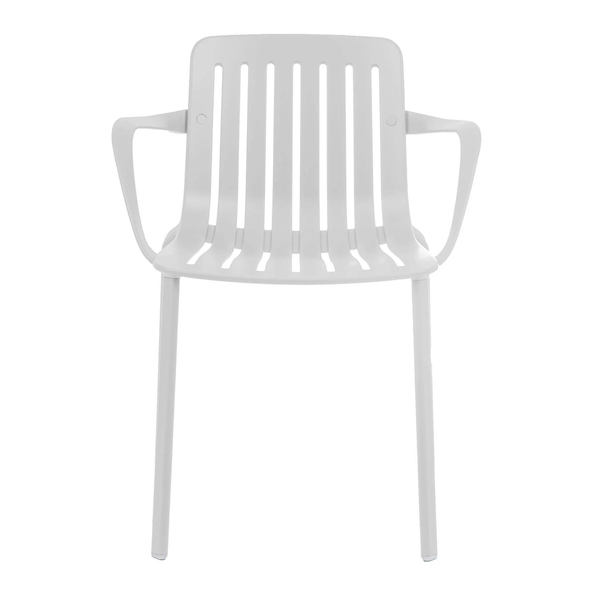 Magis - Plato Armlehnstuhl - weiß/lackiert/BxHxT 58x79x51,5cm günstig online kaufen