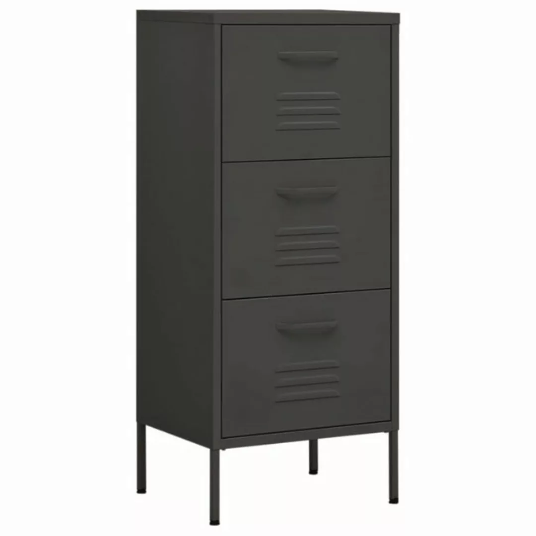 vidaXL Aktenschrank Lagerschrank Anthrazit 42,5x35x101,5 cm Stahl günstig online kaufen