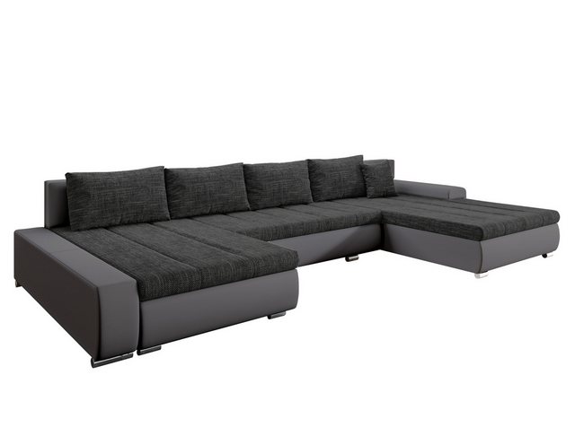 Furnix Ecksofa Elisabetta XXL-Sofa mit Schlaffunktion Couch Schlafsofa in 8 günstig online kaufen