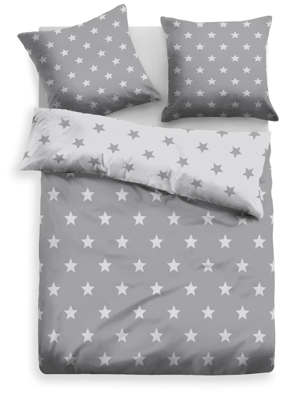 my home Wendebettwäsche »Stella mit Stern Motiv, Bettwäsche-Set PolyCotton günstig online kaufen