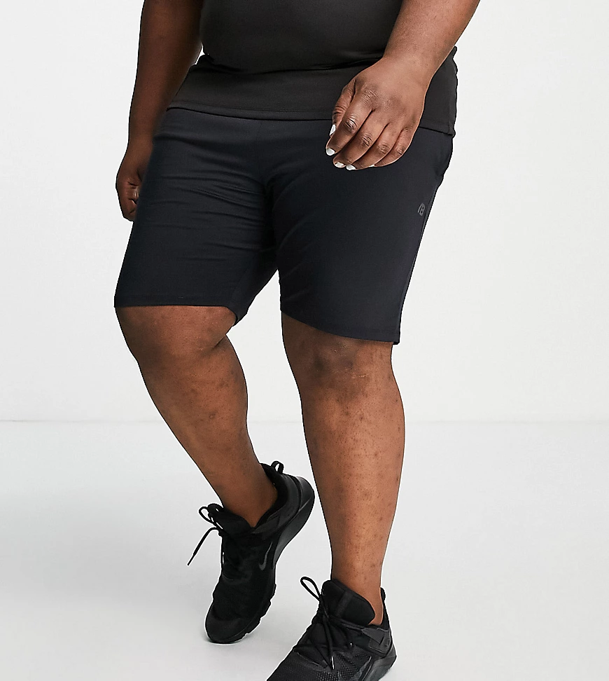 Threadbare – Active Plus – Sport-Shorts in Schwarz günstig online kaufen