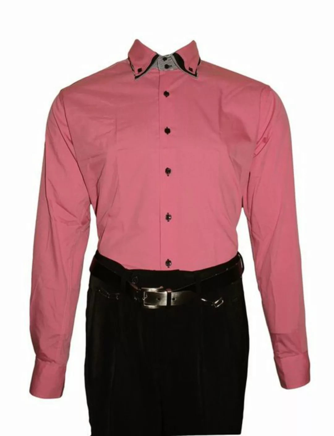 Pierre Martin Businesshemd Designer Herren Hemd dreifach Kragen Slim Fit 3- günstig online kaufen