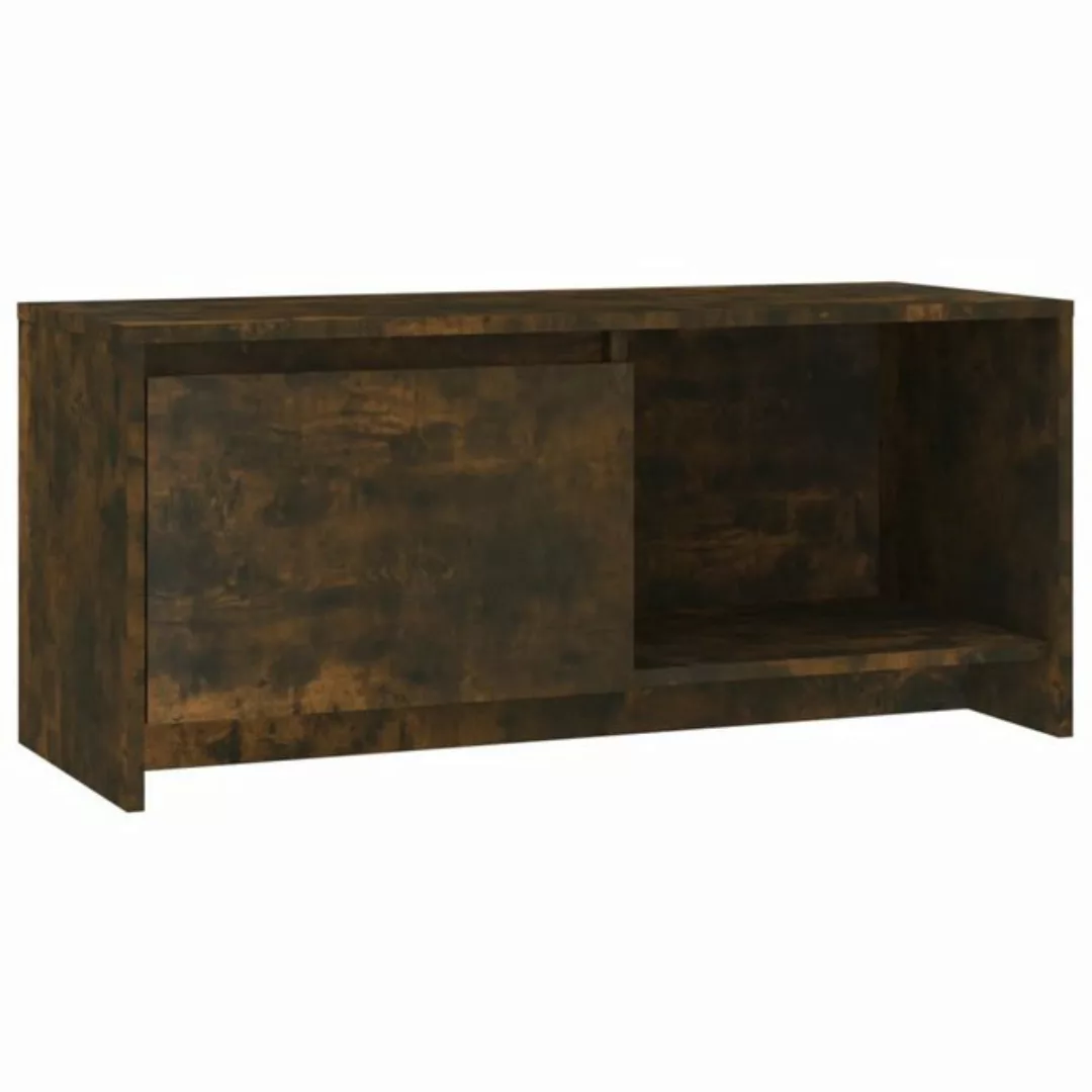 vidaXL TV-Schrank TV-Schrank Räuchereiche 90x35x40 cm Spanplatte Lowboard günstig online kaufen