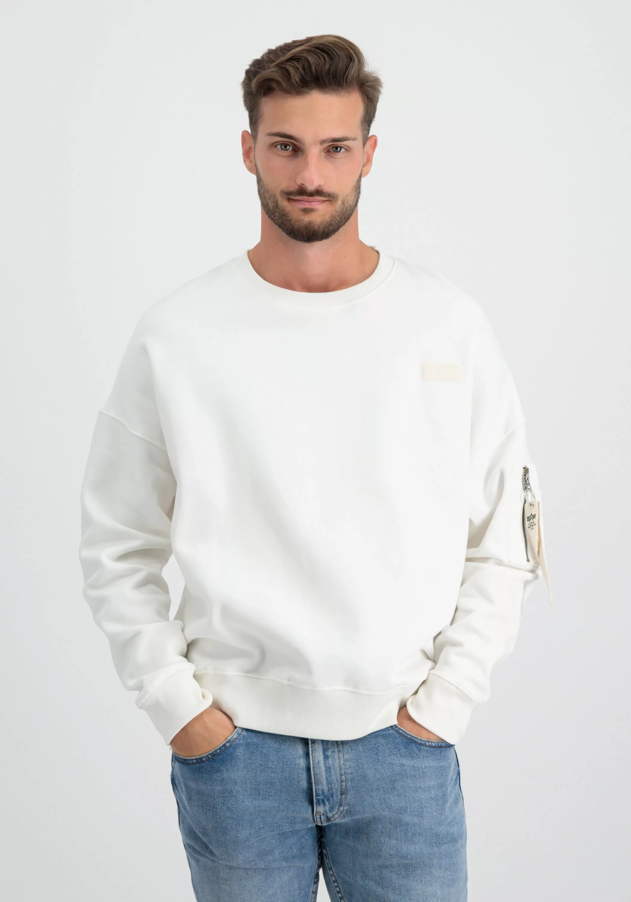 Alpha Industries Sweater "Alpha Industries Men - Sweatshirts Organics OS Sw günstig online kaufen