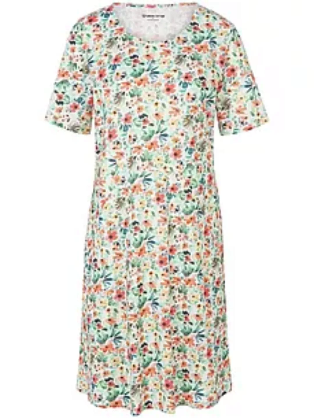 Jersey-Kleid Louise Green Cotton mehrfarbig günstig online kaufen