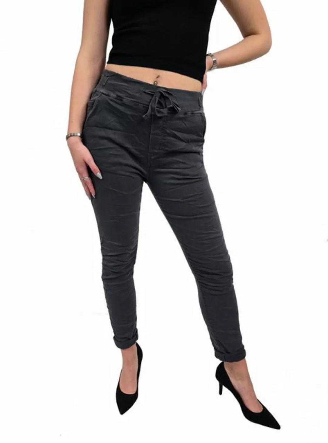 MELLY & CO Jogg Pants Jogpant Jeans im 5-Pocket Style 5-Pocket-Stlye günstig online kaufen