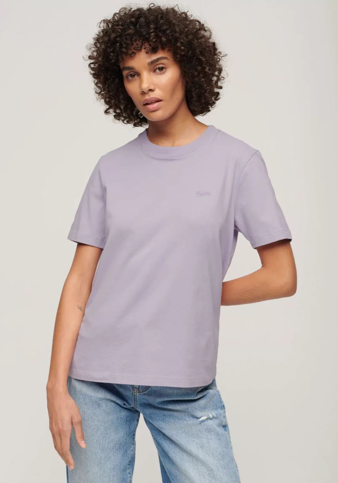 Superdry Kurzarmshirt ESSENTIAL LOGO EMB TEE günstig online kaufen