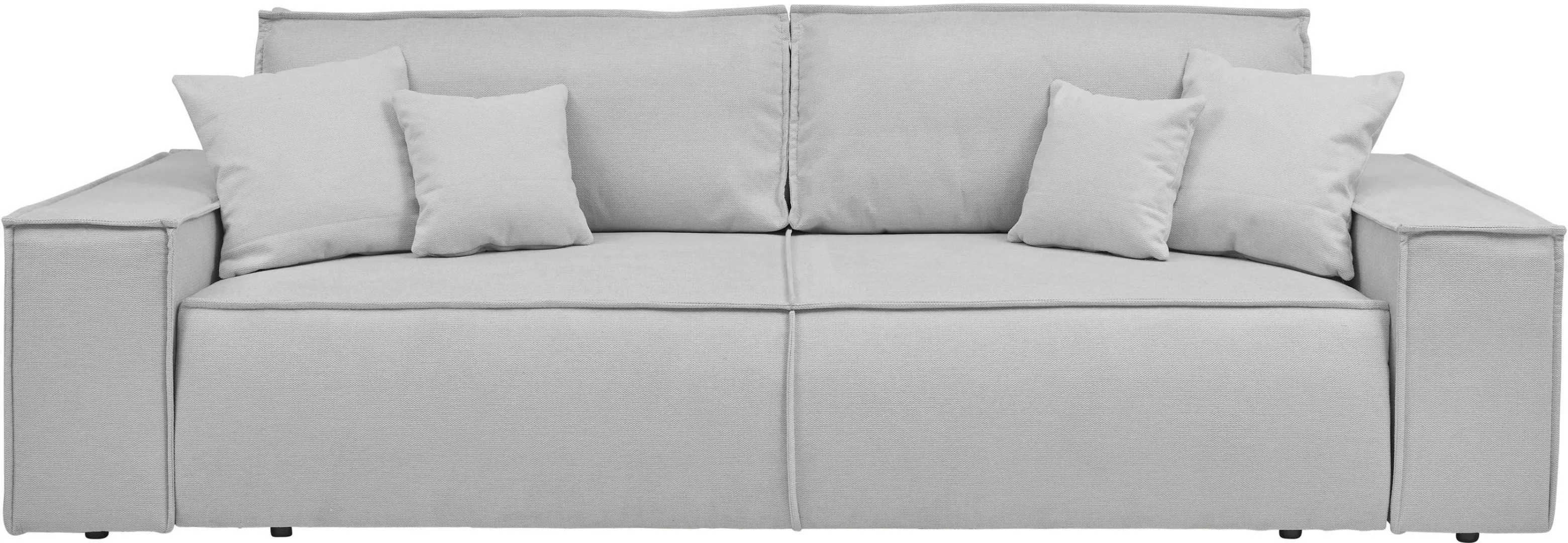andas 3-Sitzer "FINNLEY Schlafsofa 257 cm, Schlaffunktion mit Bettkasten (2 günstig online kaufen