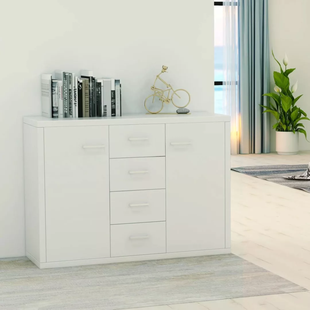 Sideboard Weiß 88 X 30 X 65 Cm Spanplatte günstig online kaufen