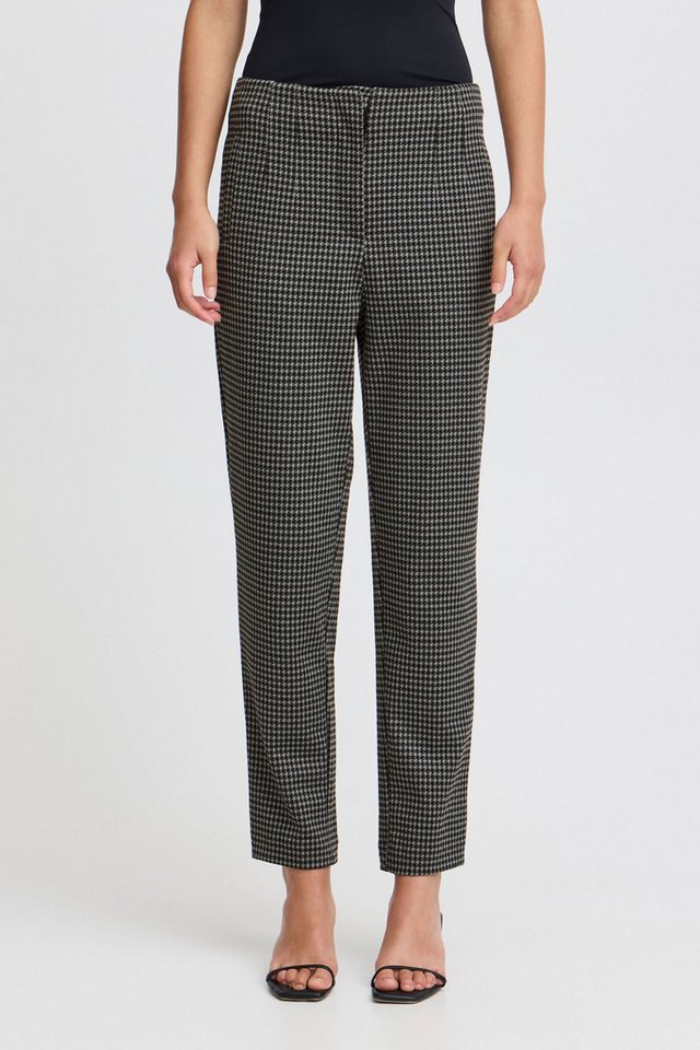 Ichi Stoffhose IHKATE HOUNDSTOOTH PA3 modische Damen-Stoffhose günstig online kaufen