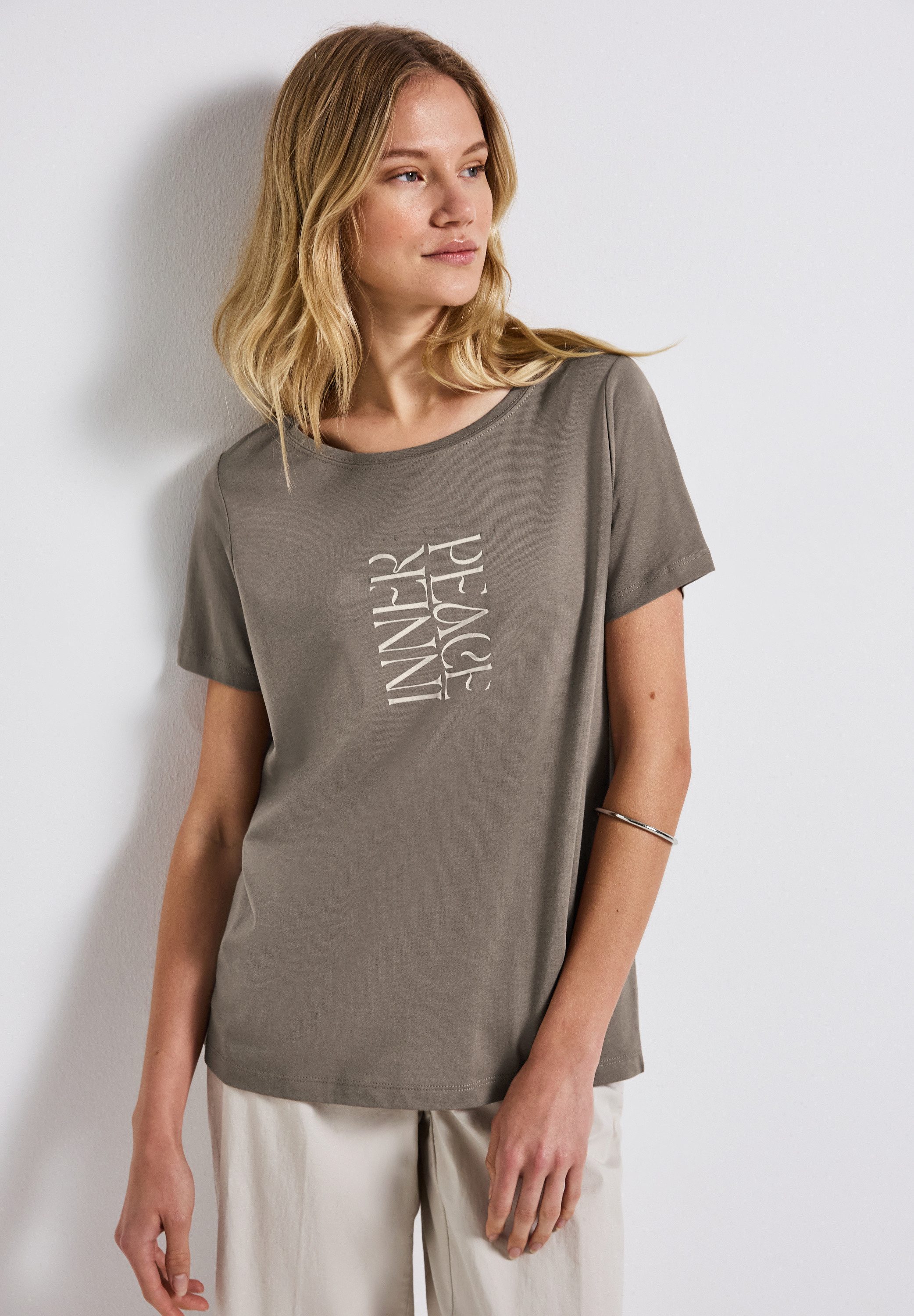 STREET ONE T-Shirt, im soften Baumwoll-Mix günstig online kaufen