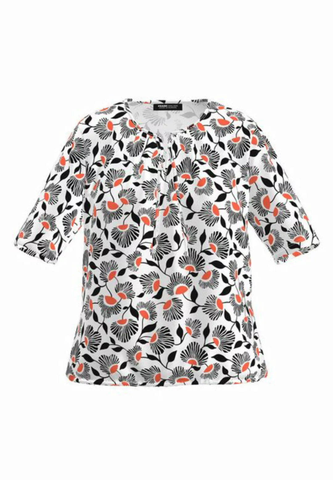 FRANK WALDER Blusenshirt mit femininer Kräuselung günstig online kaufen