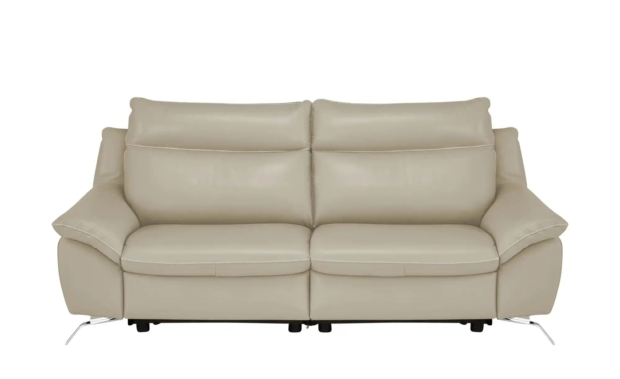 Natuzzi Editions Sofa aus Echtleder Orlando ¦ beige ¦ Maße (cm): B: 212 H: günstig online kaufen