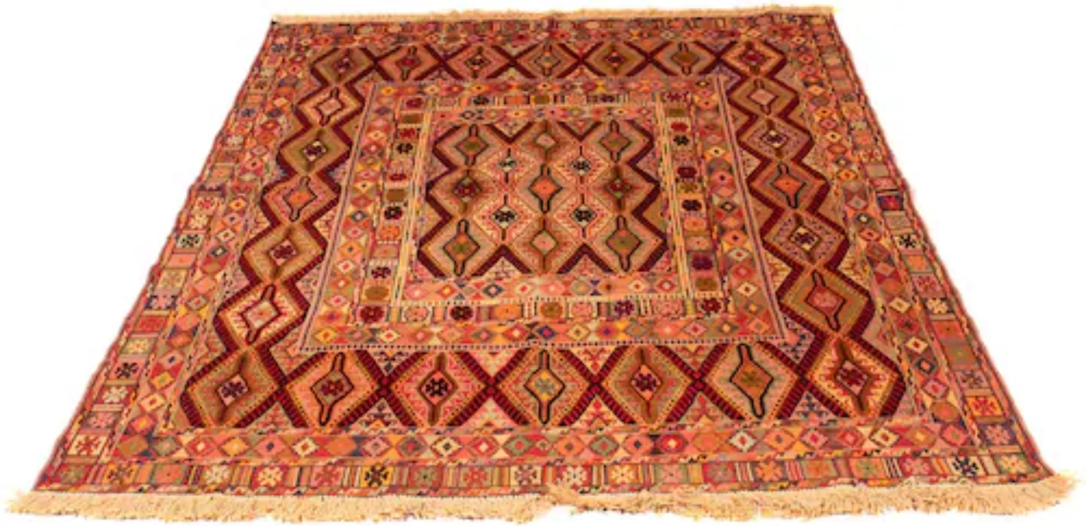morgenland Wollteppich »Kelim - Oriental - 181 x 147 cm - mehrfarbig«, rech günstig online kaufen
