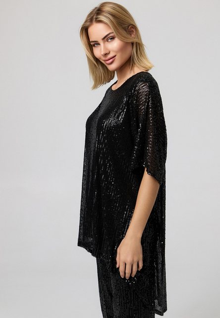 Worldclassca Paillettenshirt Worldclassca Paillettenshirt Oversize Bluse La günstig online kaufen