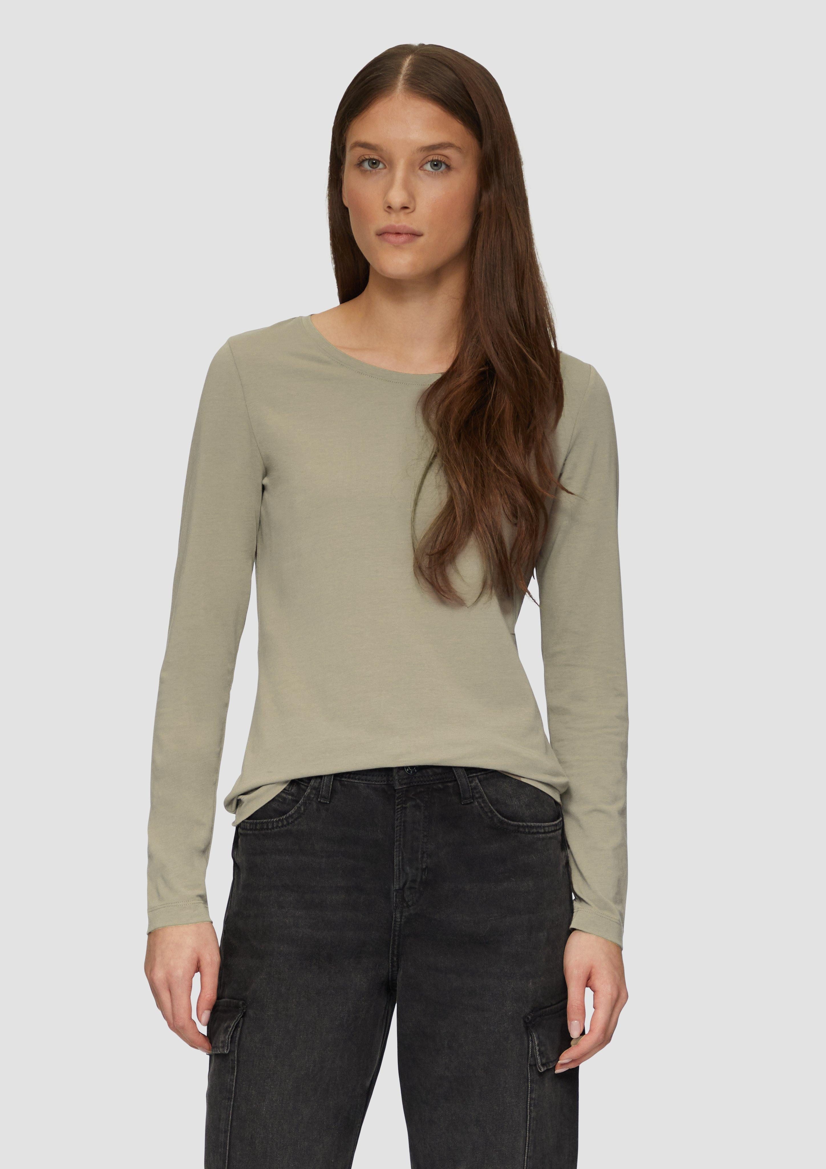 s.Oliver Langarmshirt Longsleeve im Slim Fit günstig online kaufen