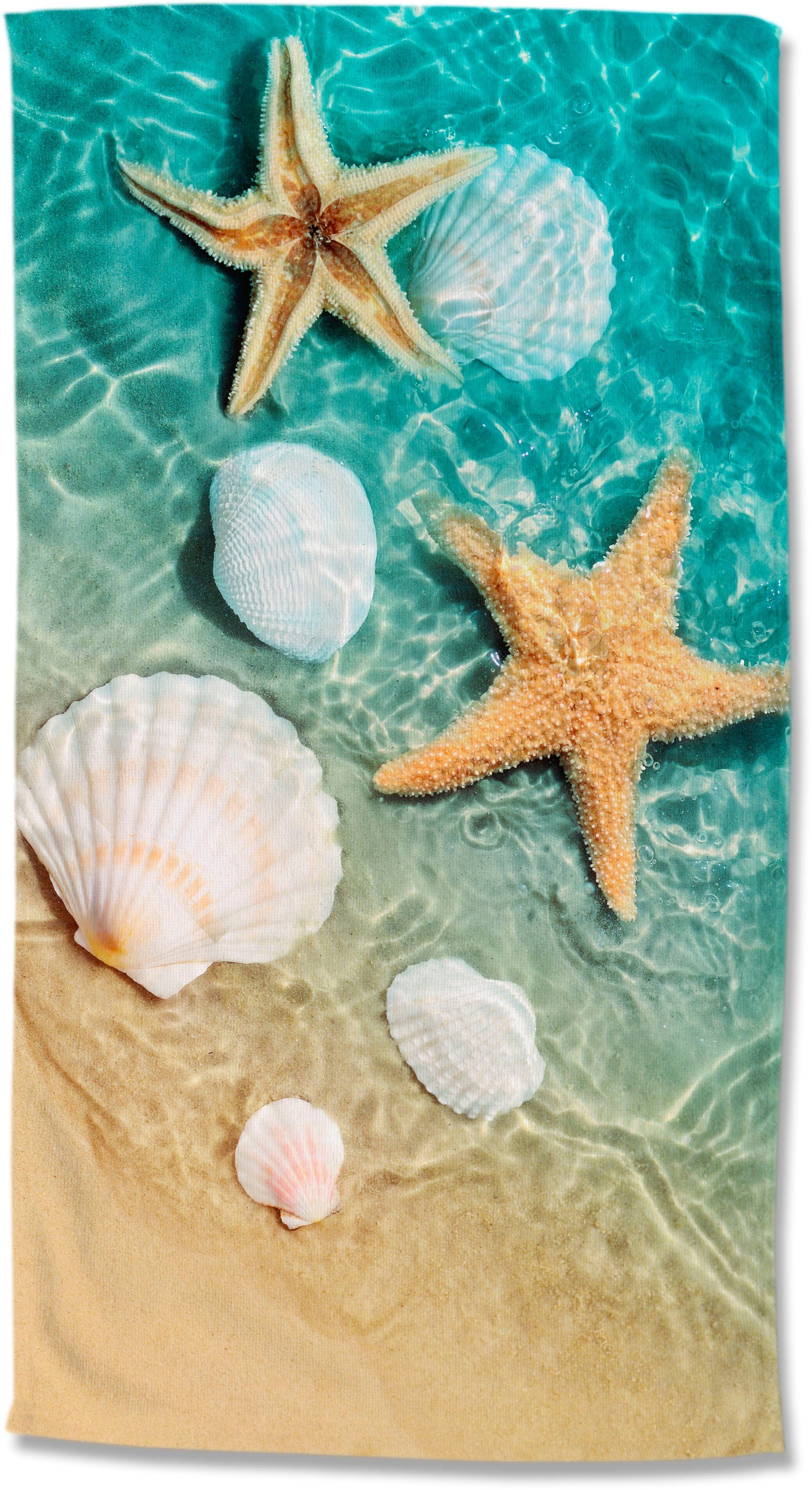 good morning Strandtuch »Beachvibe«, (1 St., Strandtuch 100 x 180 cm), Mikr günstig online kaufen