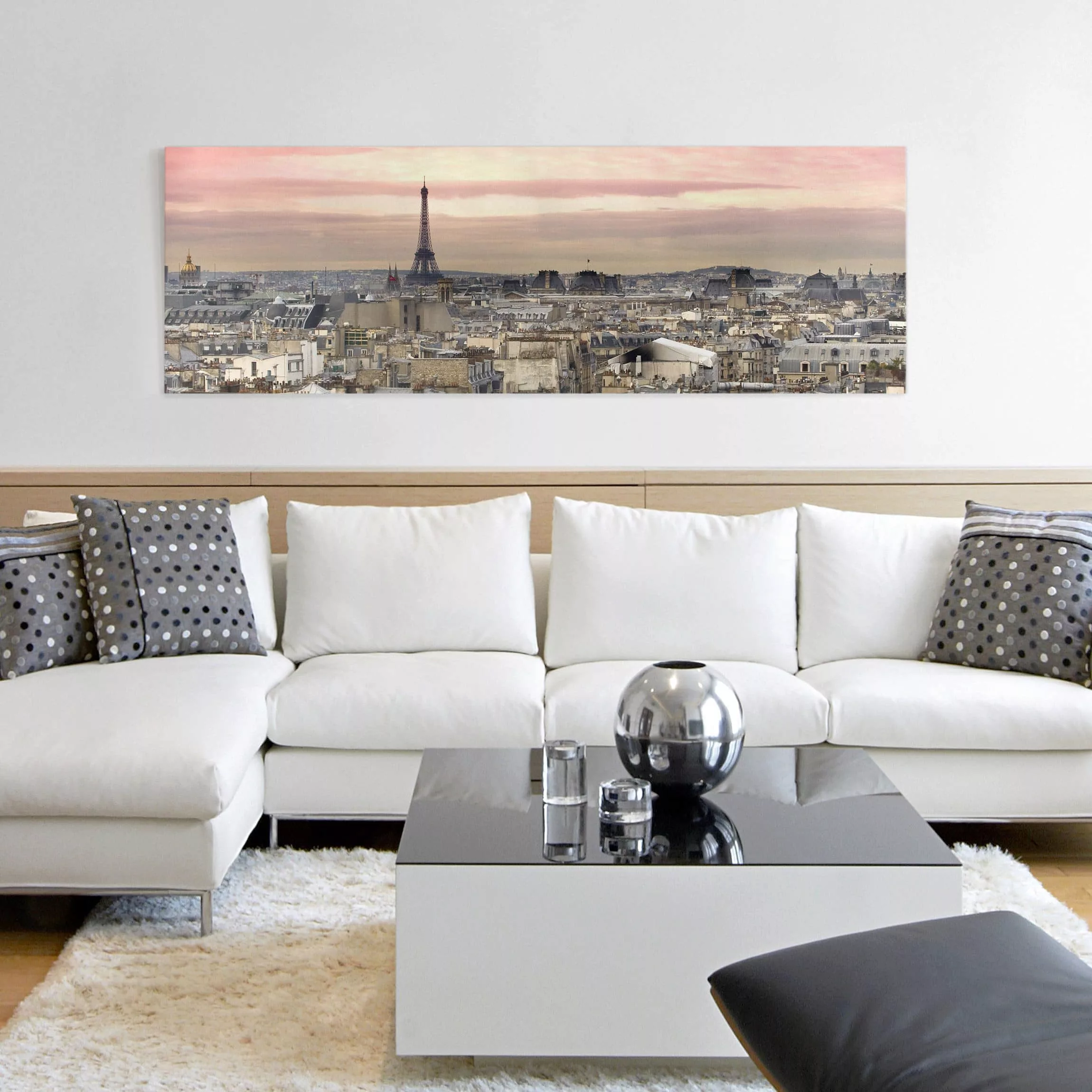 Leinwandbild Paris - Panorama Paris hautnah günstig online kaufen