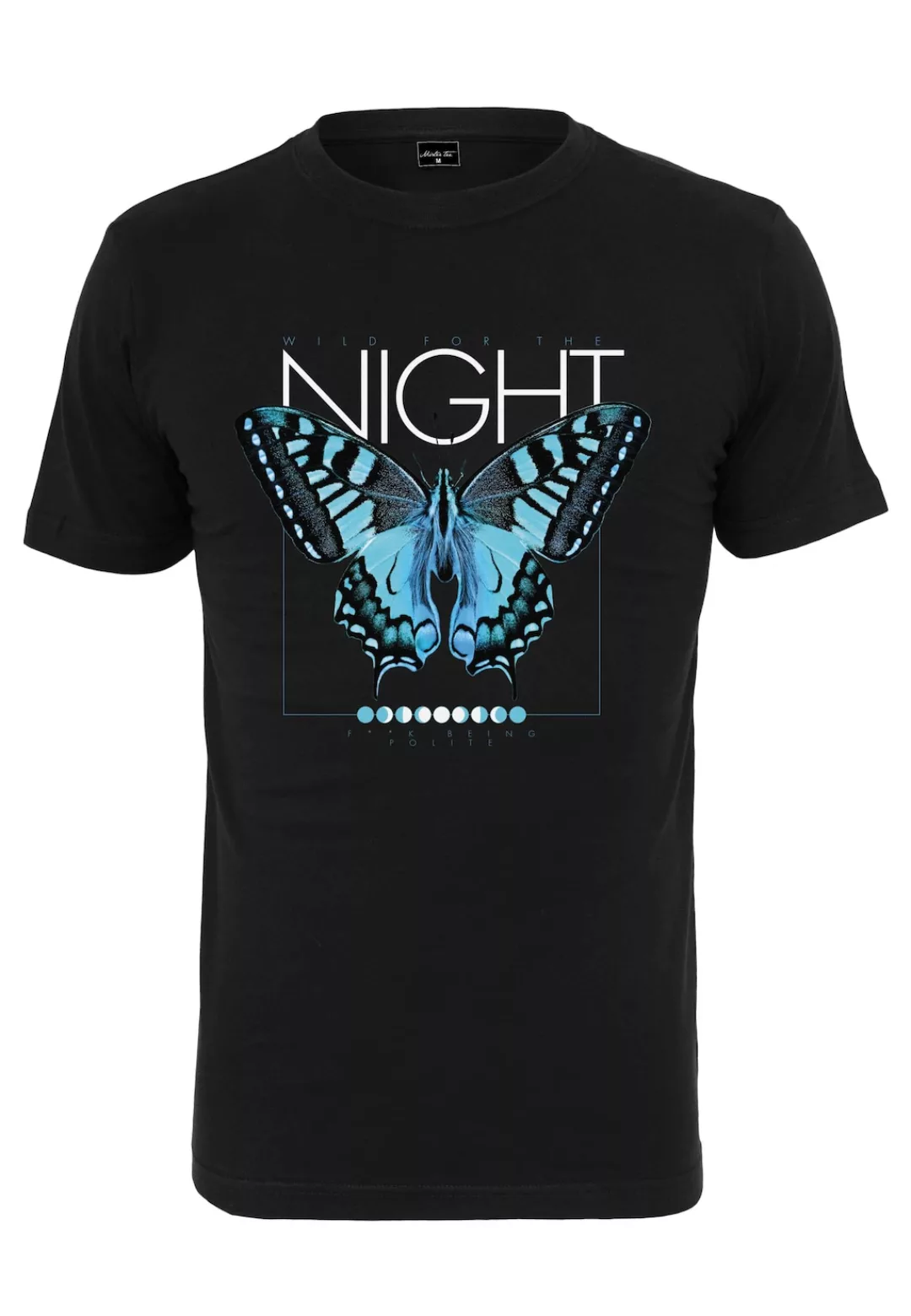 MisterTee T-Shirt "MisterTee Herren 3 Butterflies Tee" günstig online kaufen