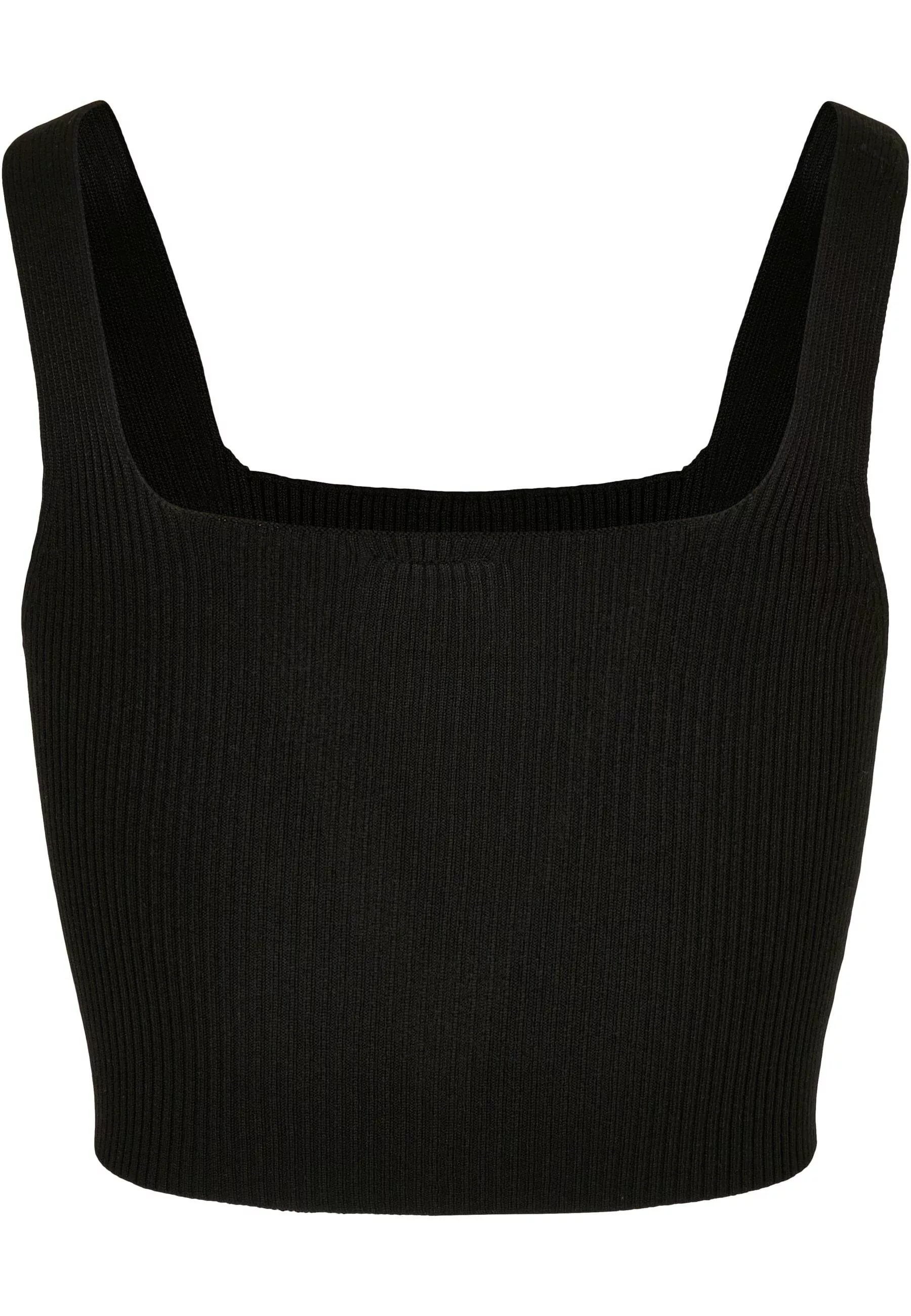 URBAN CLASSICS Muskelshirt "Urban Classics Damen Ladies Cropped Knit Top", günstig online kaufen