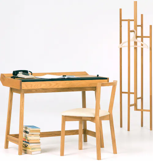 Woodman Schreibtisch "Brompton", im skandinavian Design, Gestell aus massiv günstig online kaufen