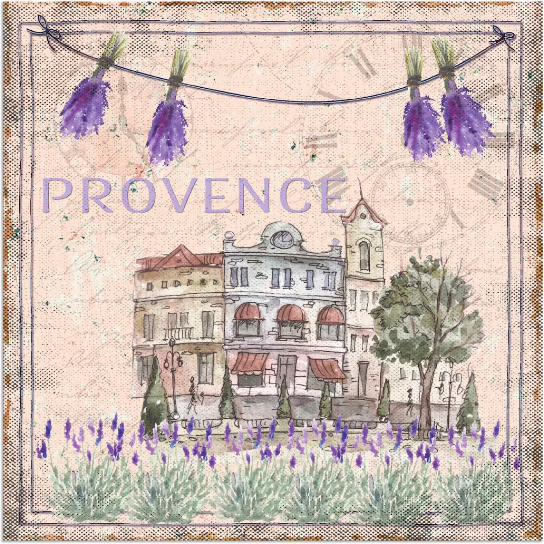 Artland Wandbild »Provence-meine Liebe«, Blumen, (1 St.), als Alubild, Outd günstig online kaufen