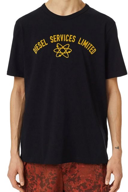 Diesel T-Shirt Diesel T-Just-C4 Herren T-Shirt Rundhals Kurzarm Schwarz (S) günstig online kaufen