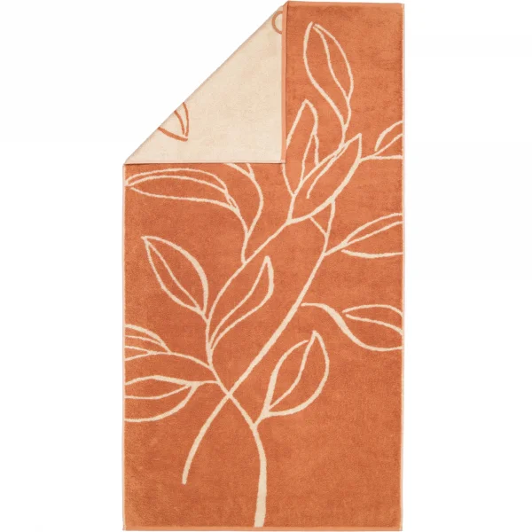 Cawö Handtücher Atelier Floral 6239 - Farbe: kupfer - 33 - Duschtuch 70x140 günstig online kaufen