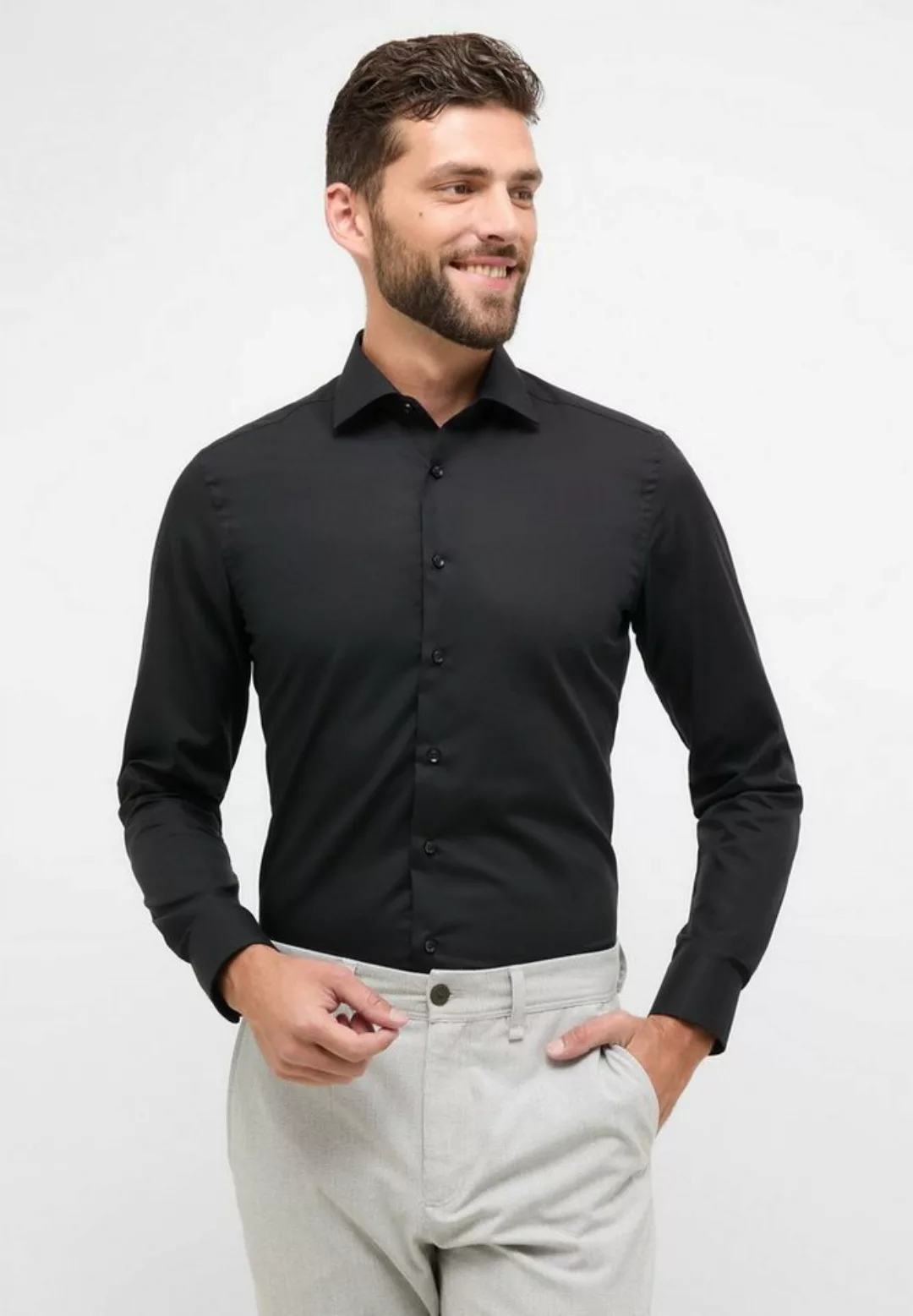 Eterna Langarmhemd SLIM FIT günstig online kaufen