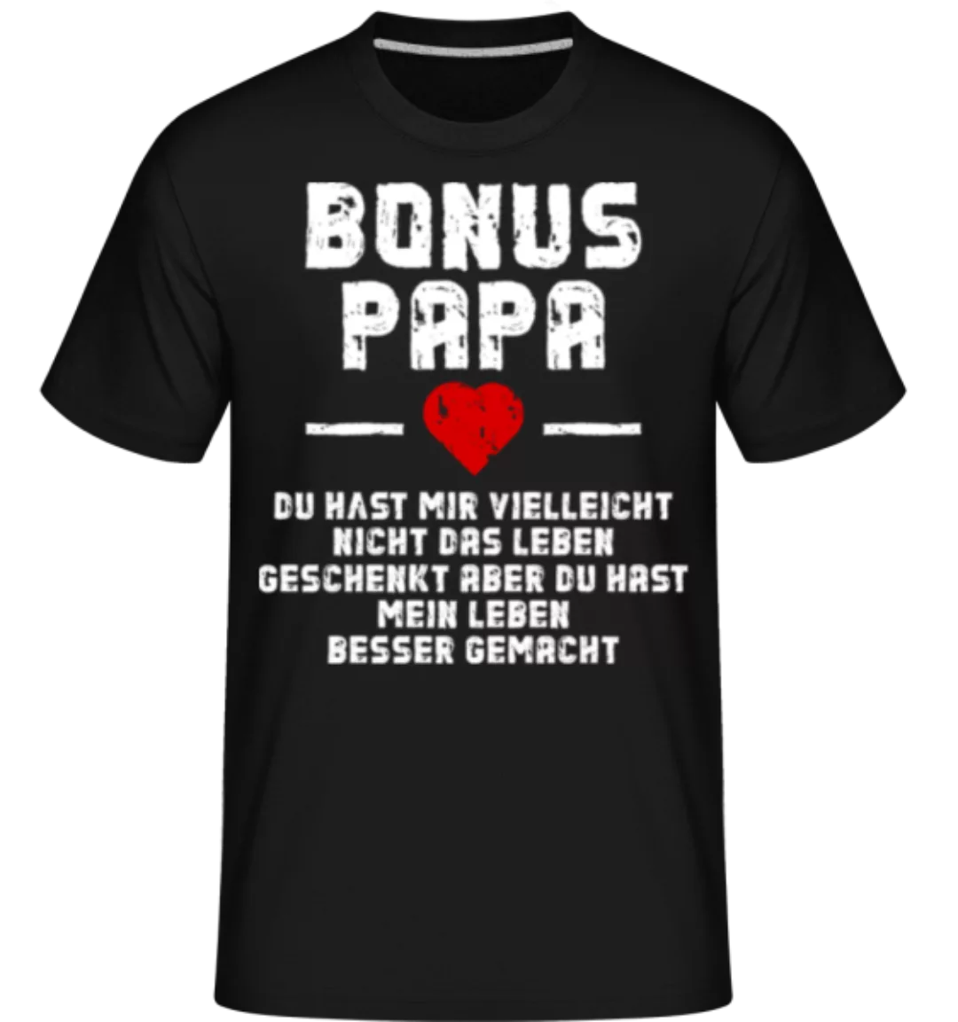 Bonus Papa white · Shirtinator Männer T-Shirt günstig online kaufen