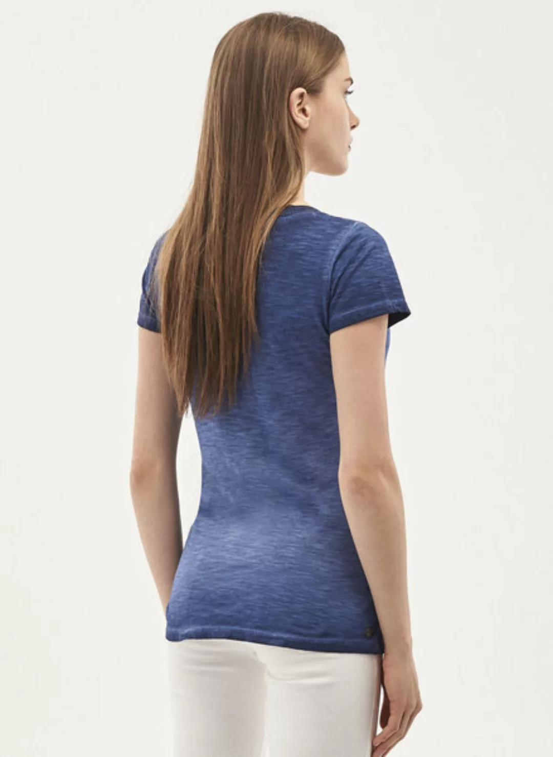 Garment Dyed T-shirt Aus Bio Baumwolle günstig online kaufen