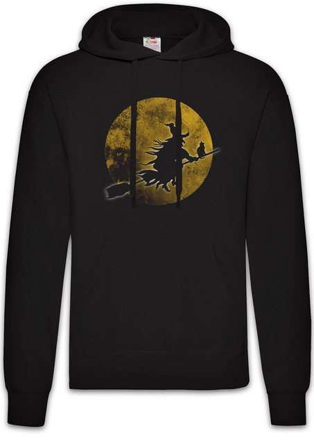 Urban Backwoods Hoodie Witch Moon Herren Hoodie Hexe Mond Hexen Besen Schwa günstig online kaufen