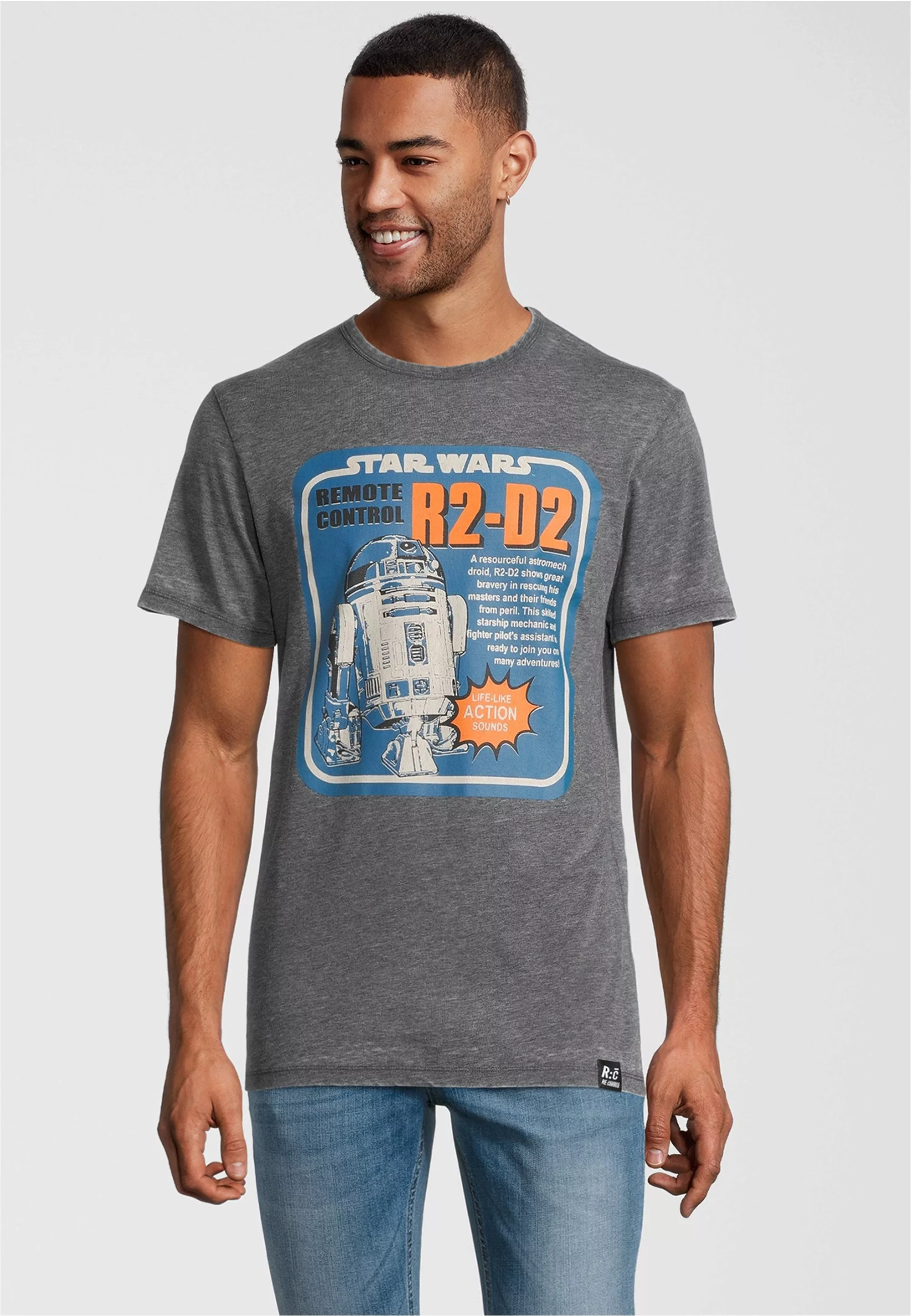 Recovered T-Shirt "Star Wars R2D2 Remote Control", im zeitlosen Design günstig online kaufen