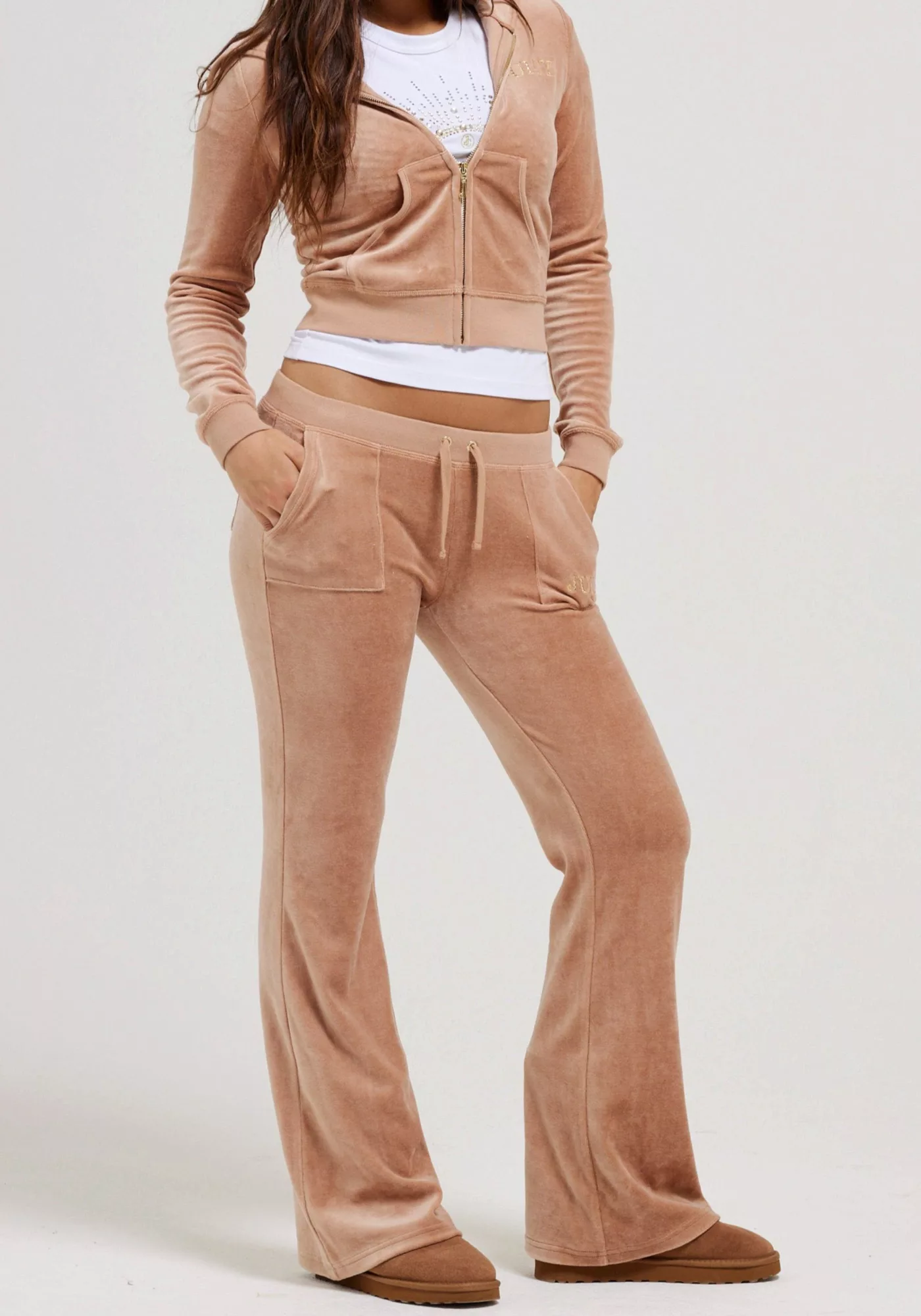 Juicy Couture Sweathose "HERITAGE CROWN CAISA LOW RISE PANT Damen", Trainin günstig online kaufen