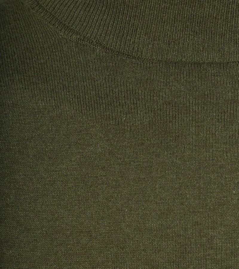 Steppin' Out Rollkragenpullover Cashmere Olivgrün - Größe M günstig online kaufen