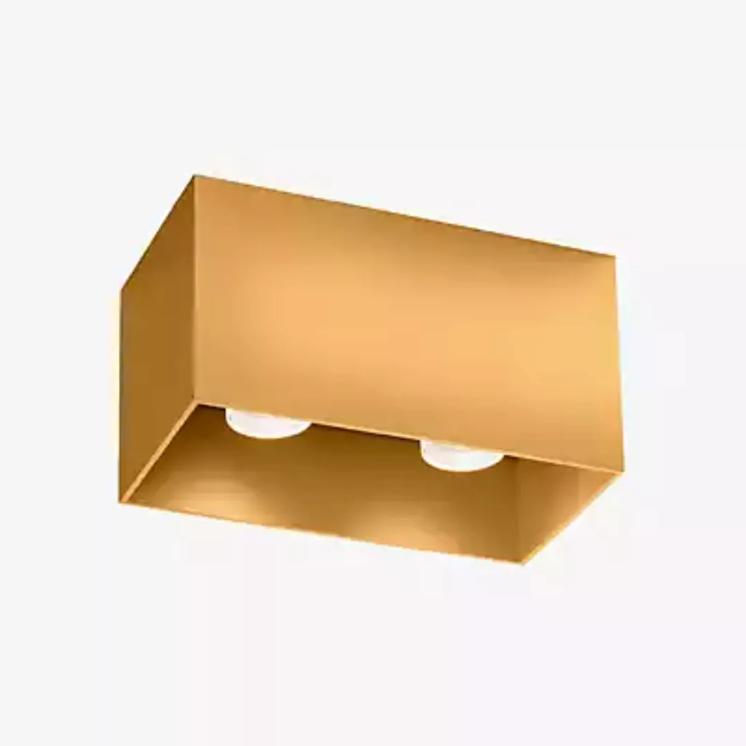 Wever & Ducré Box 2.0 Deckenleuchte LED, gold - 3.000 K günstig online kaufen