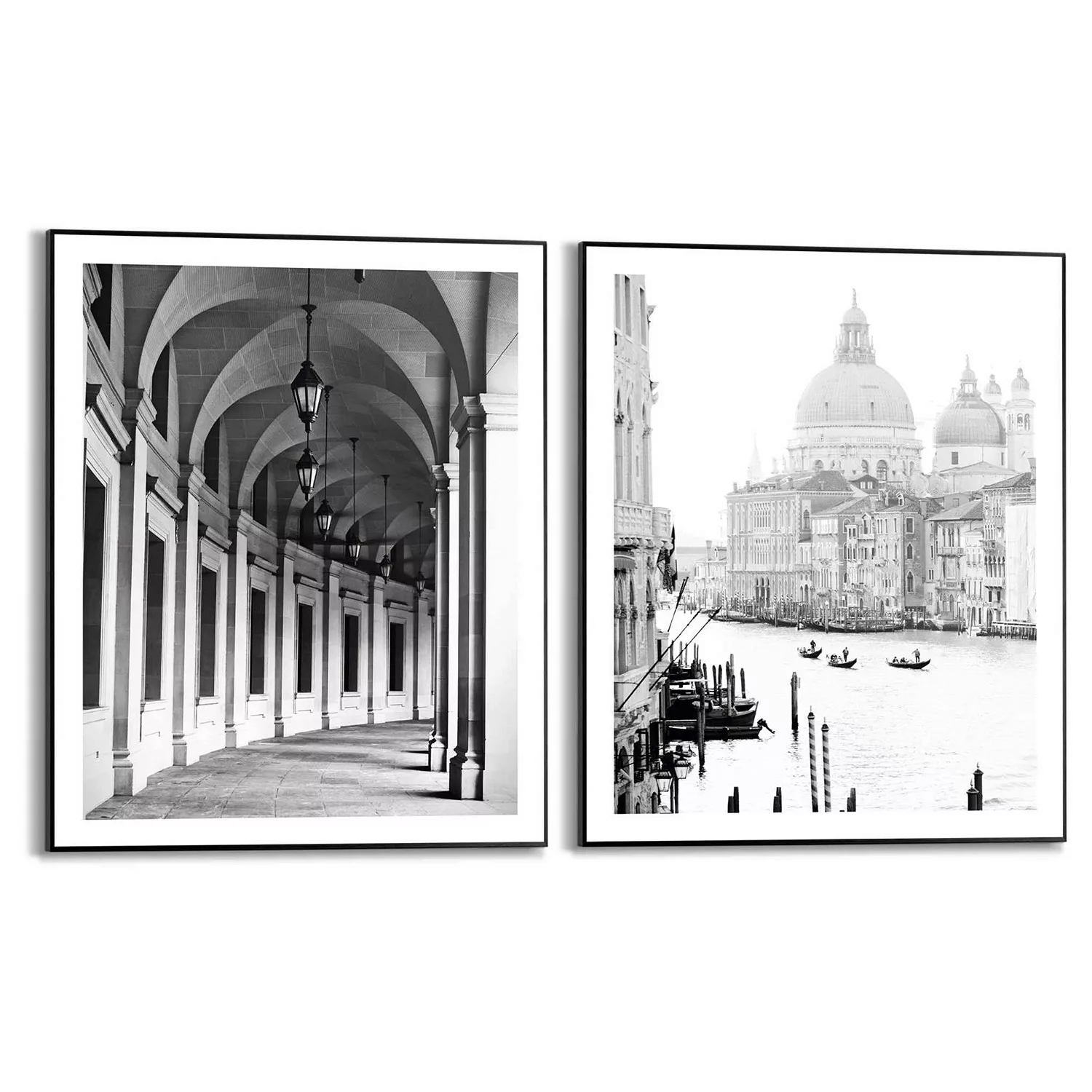 home24 Wandbilder Set Reisen Venedig (2-tlg.) günstig online kaufen