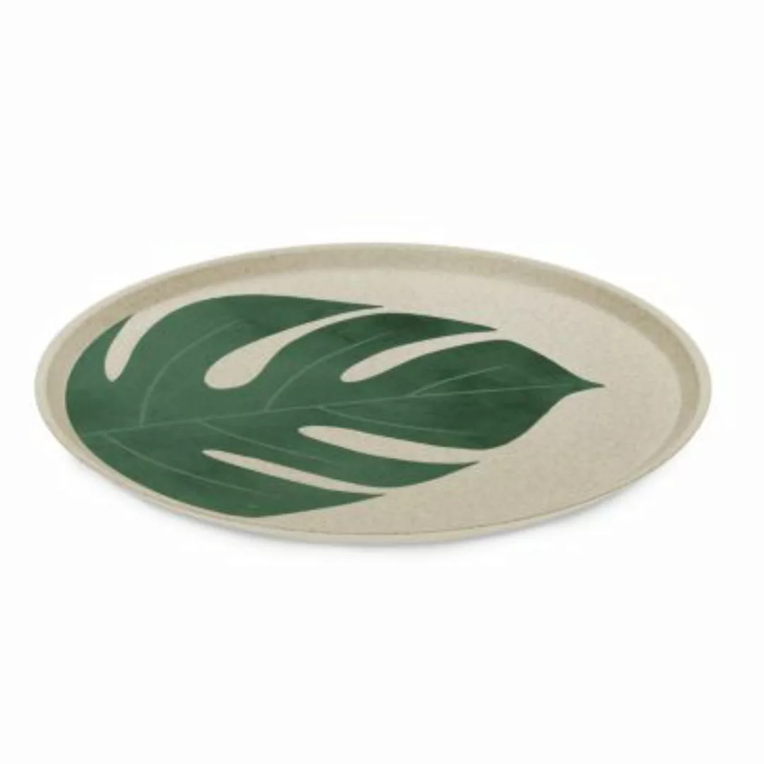 KOZIOL Speiseteller »CONNECT MONSTERA LEAF«, (Set), recycelbar + aus biozir günstig online kaufen