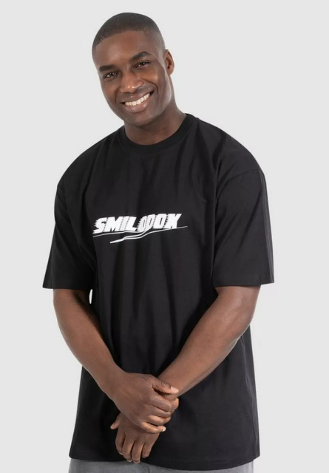 Smilodox T-Shirt Blake 100% Baumwolle günstig online kaufen